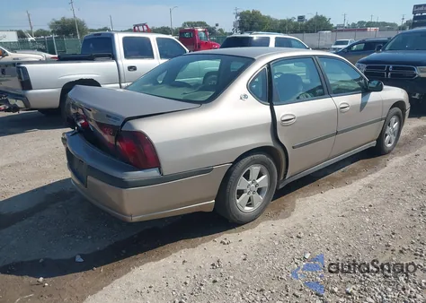 2003 Chevrolet Impala from USA, damaged, VIN 2G1WF52E639396842